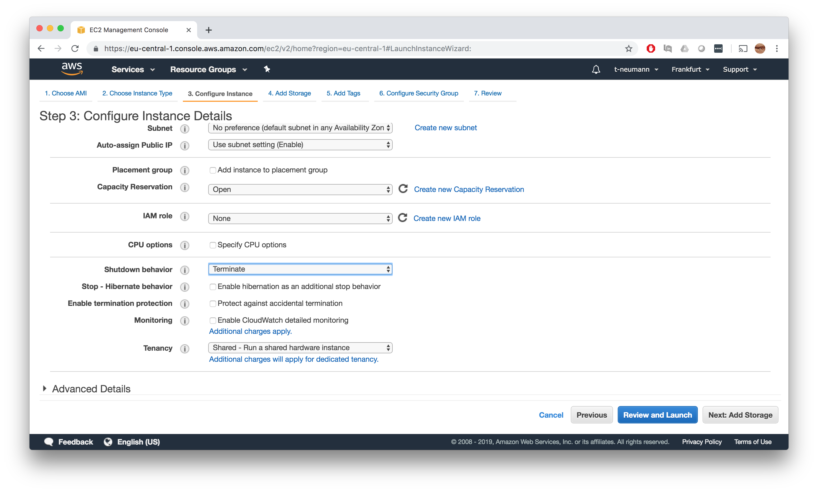 Configure Instance